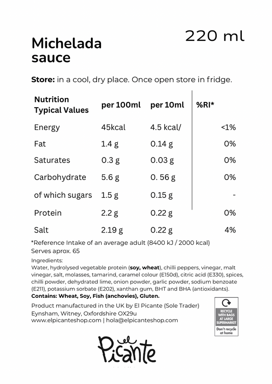 Petroleo (Michelada) Sauce